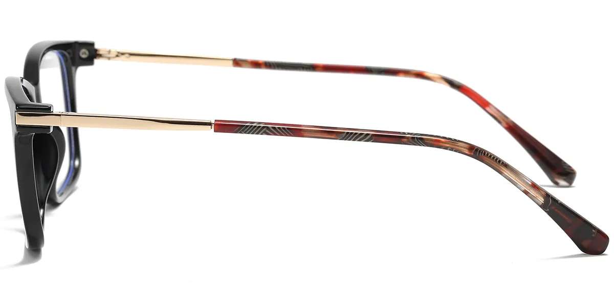 Moneti Eyewear Executive Line Rectangle Eyeglasses - side view