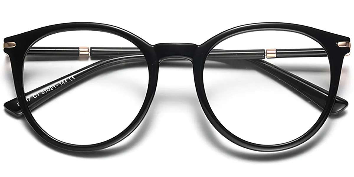 Moneti Eyewear Retro Circle Round Eyeglasses - front view